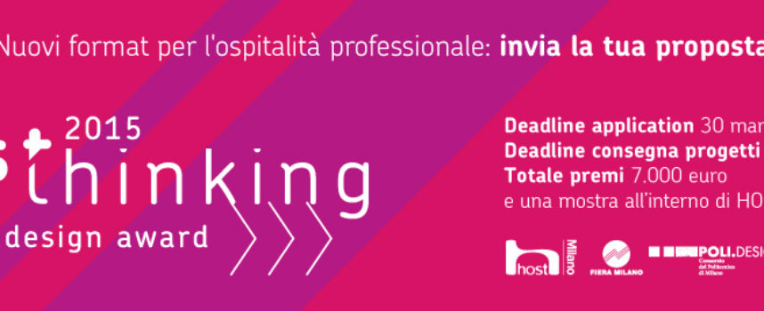 Concorso Hosthinking: Design Award per i format dell’ospitalità