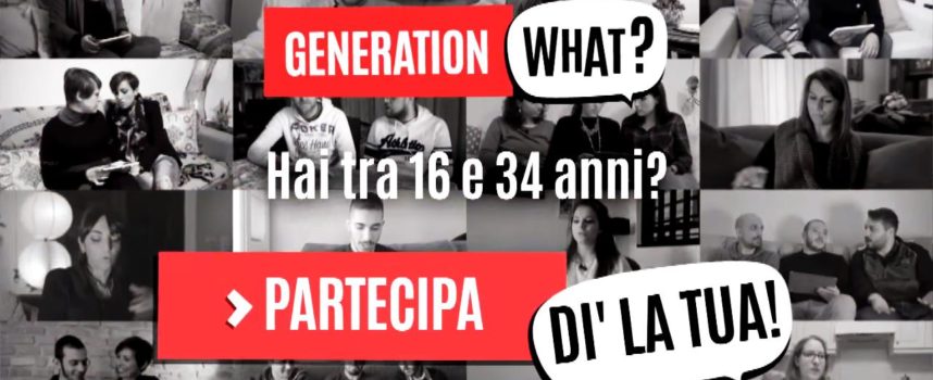 “Generation What?”: sondaggio RAI sui giovani Millennials