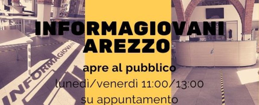 Da martedì 16 giugno, Informagiovani Arezzo apre al pubblico!