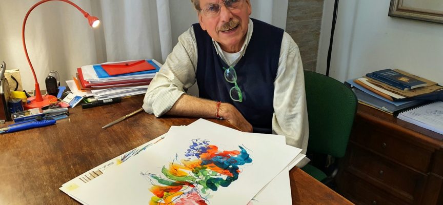 Quattro litografie dalla mano di Mauro Capitani per gli organizzatori del Premio Casentino