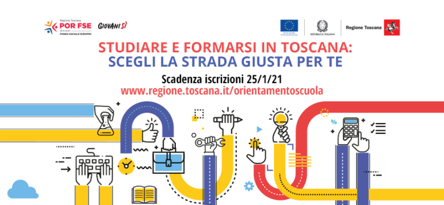 Giovanisì: studiare e formarsi in Toscana, campagna di comunicazione e informazione