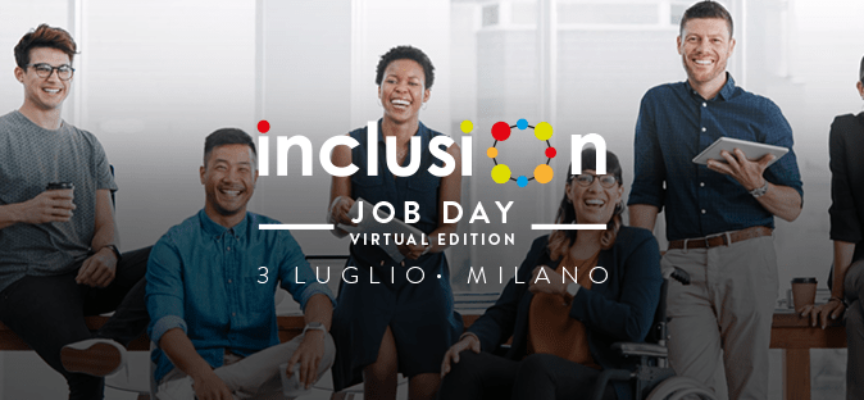 Inclusion Job day: 3 giornate online dedicate alla ricerca di lavoro per persone con disabilità e categorie protette