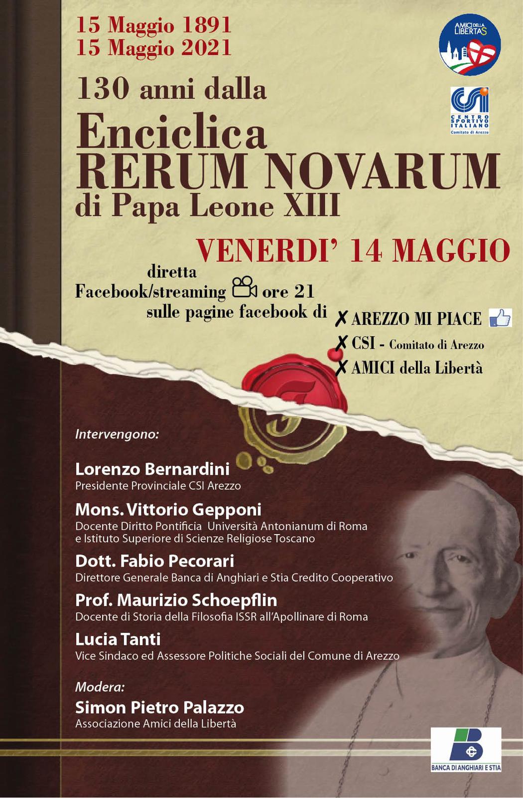 130 anni dalla enciclica RERUM NOVARUM | InformaGiovani Arezzo