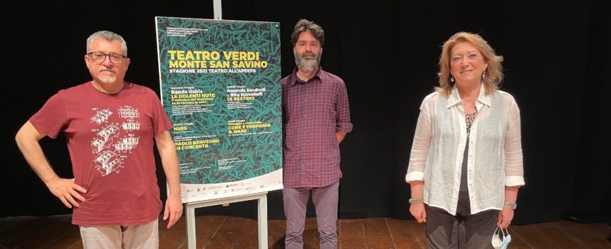 Nuova stagione teatrale 2021 al Teatro all’aperto del Teatro Verdi di Monte San Savino