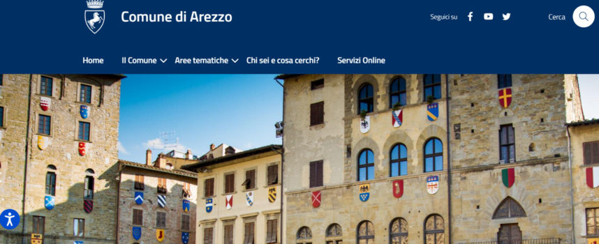 Comune di Arezzo: il sito si evolve e diventa totalmente accessibile