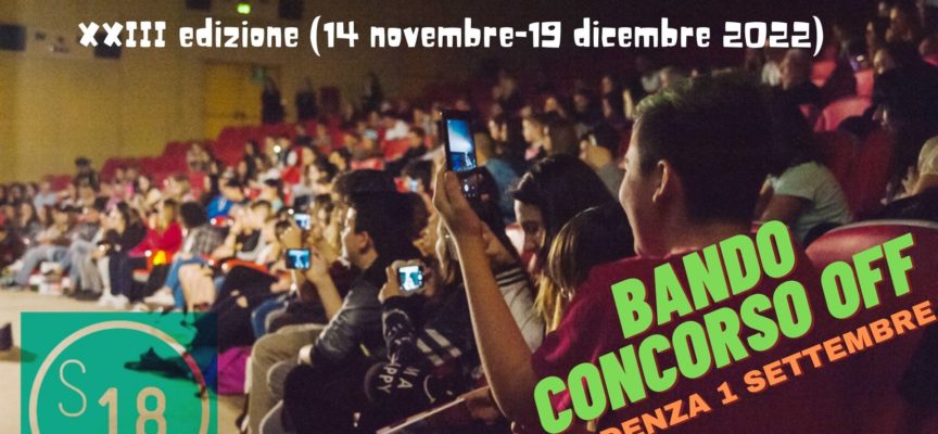 Bando del Concorso OFF di Sottodiciotto Film Festival & Campus per l’edizione 2022