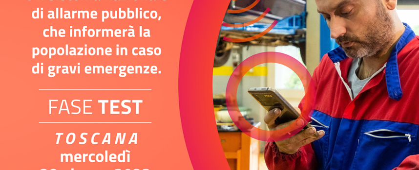Regione Toscana: 28 giugno Protezione Civile IT-alert