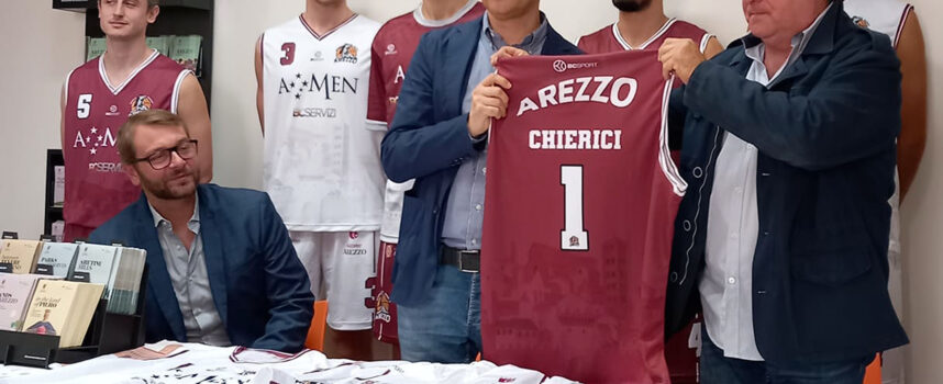 Un omaggio alle bellezze di Arezzo nella nuova divisa della Scuola Basket Arezzo