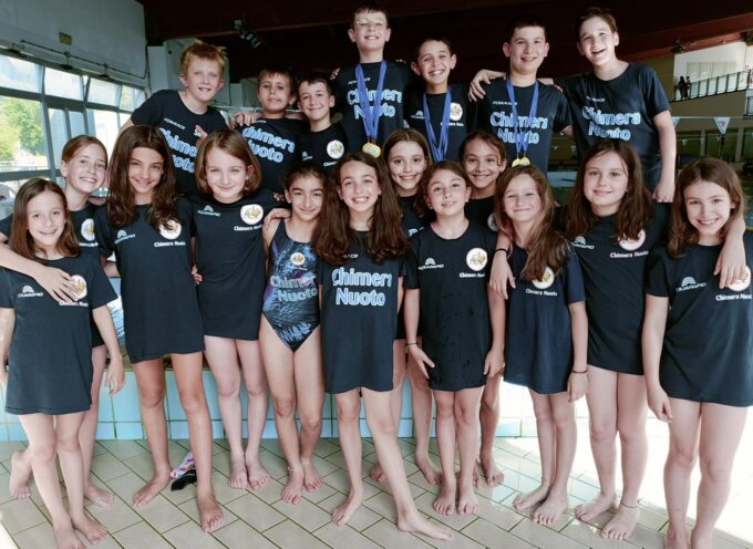 Sette medaglie per la Chimera Nuoto al Campionato Regionale Esordienti B