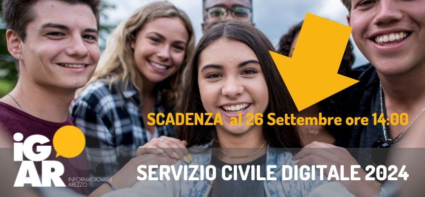 Servizio Civile Digitale e Ambientale 2024/25: nuovo bando che interessa anche Arezzo