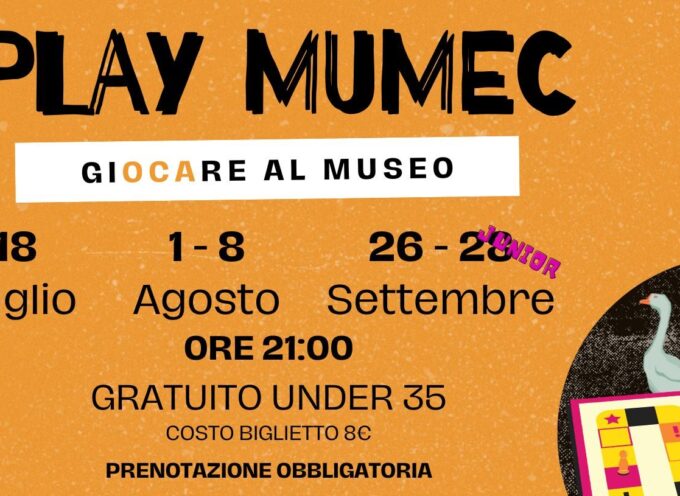 PLAY MUMEC Estate 2024 – giOCAre al Museo