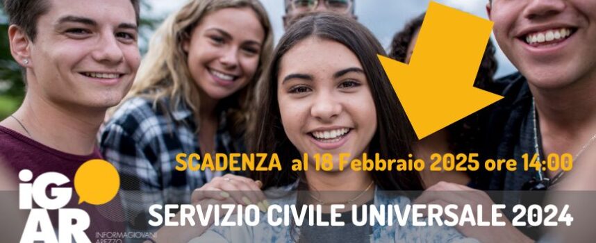 Servizio civile universale: uscito il nuovo bando 2024 – Scadenza domande al 18 febbraio 2025