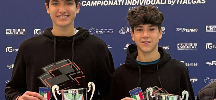 Tennis Giotto è campione d’Italia nel doppio dell’Under16