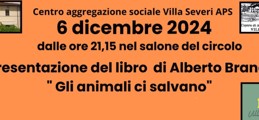 “Gli animali ci salvano” di Alberto Brandi a Villa Severi